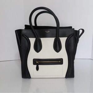 Celine Micro Luggage Leather Tote